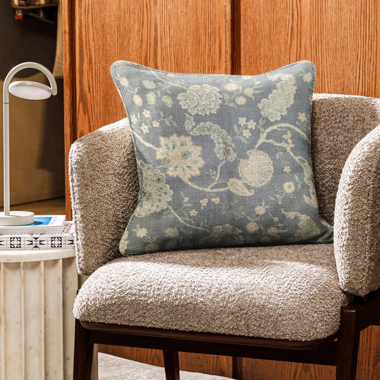 Enera NUH Her Dan Sr No.1014 Green Color 16x16 Inch Cushion Cover - enera