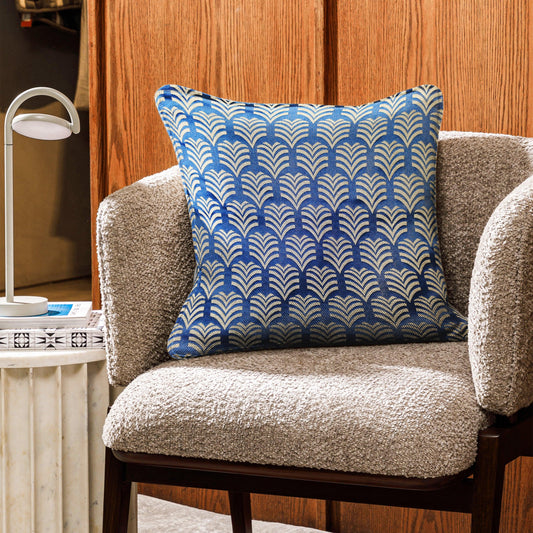 Enera Gmf Roy Vo2 Dj1505 Navy Blue Color 16x16 Inch Cushion Cover - enera