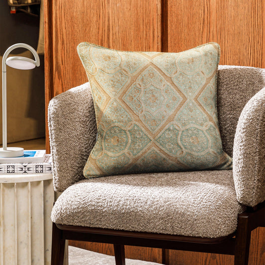 Enera FF Mad Mint 0142115 Sage Green Color 16x16 Inch Cushion Cover - enera