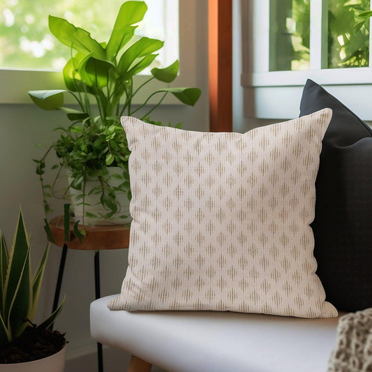 Enera GMF ROY V02DJ1375 Ivory Color 16x16 Inch Textured Cushion Cover - enera