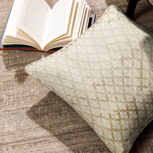 Enera GMF Roy Vo1 Dj1492 303 Beige Color 16x16 Inch Cushion Cover - enera