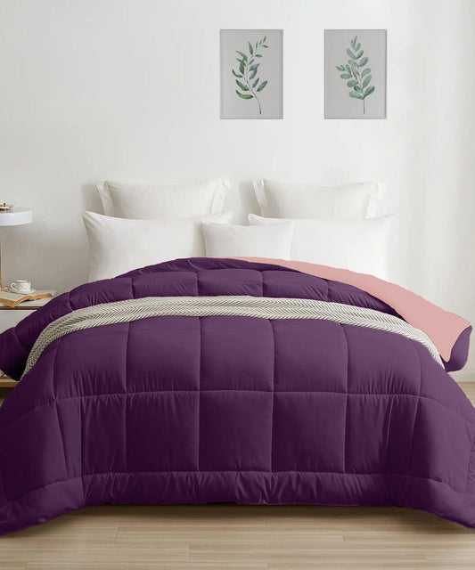 my Trident Quilted Reversible Double Bed Comforter for All Season - enera
