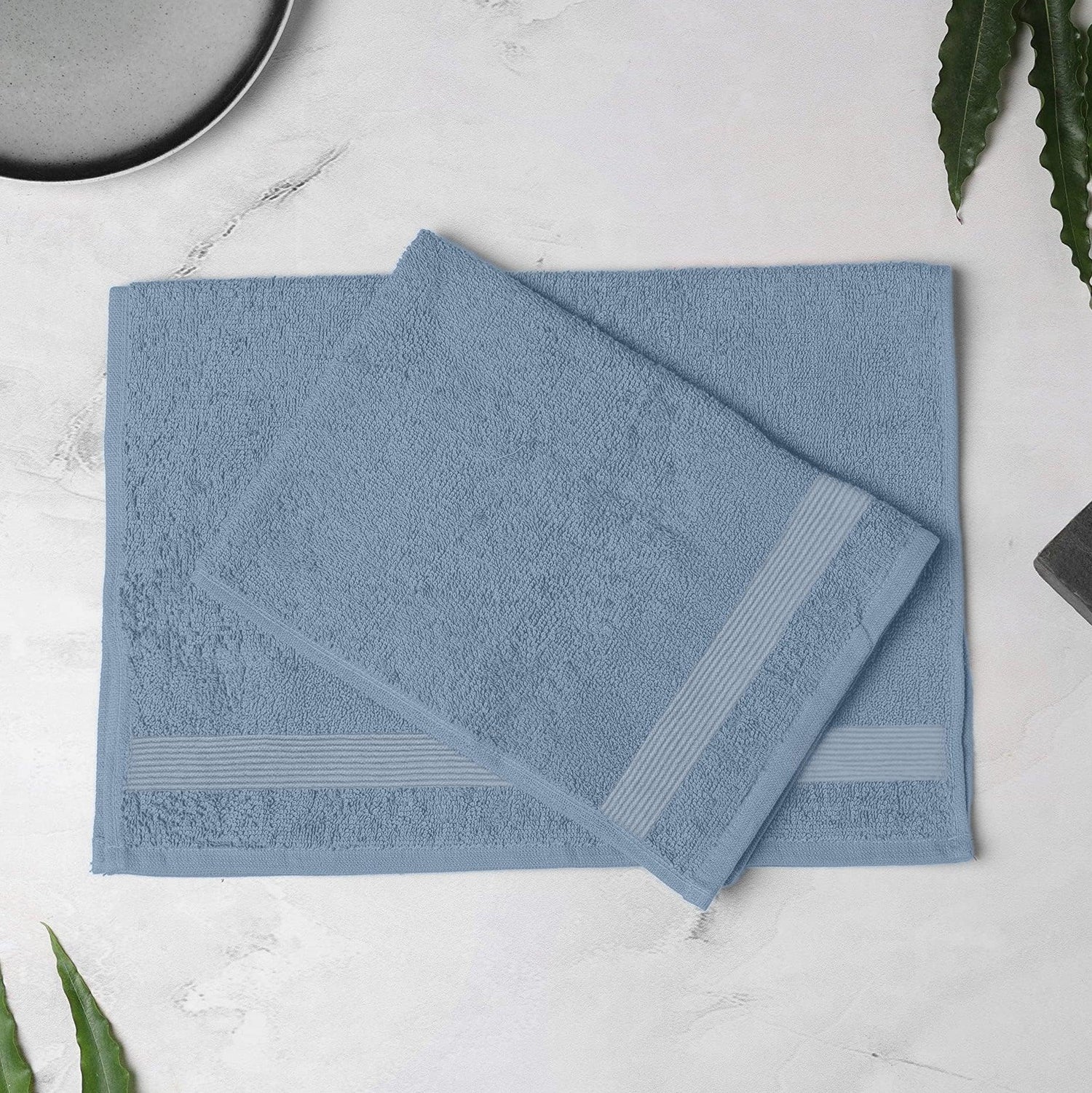 enera Hand Towel 2 Pcs Set 100% Cotton, Soft & Ultra Absorbent - enera
