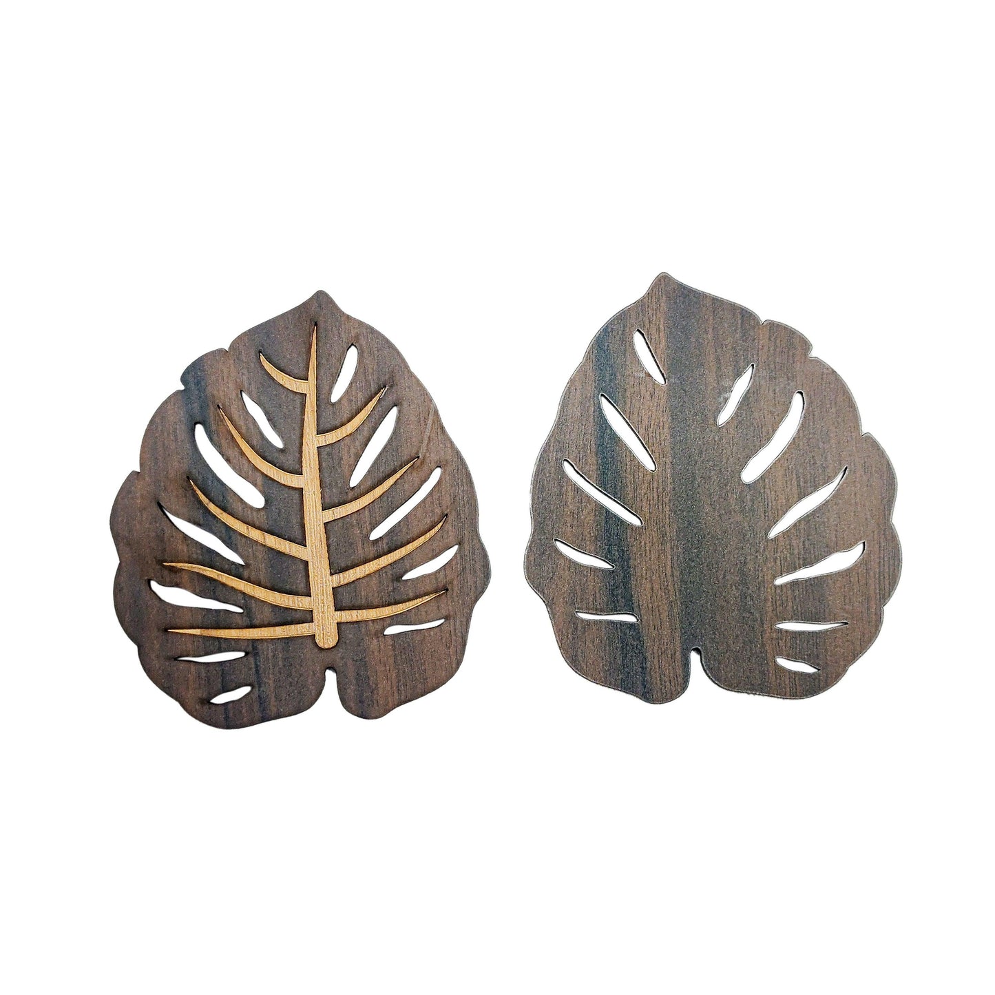 Enera Marc Leaf Wooden Coaster - enera
