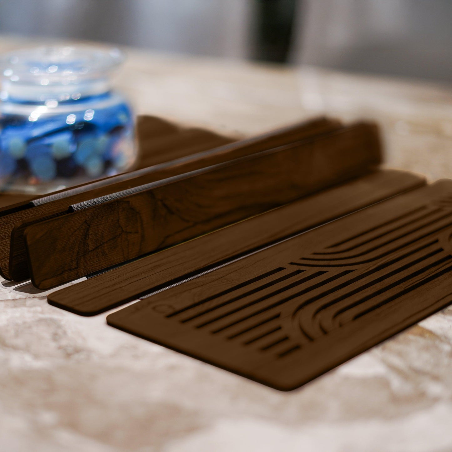 Enera Marc Khidki Wooden Chocolate Color Table Mat