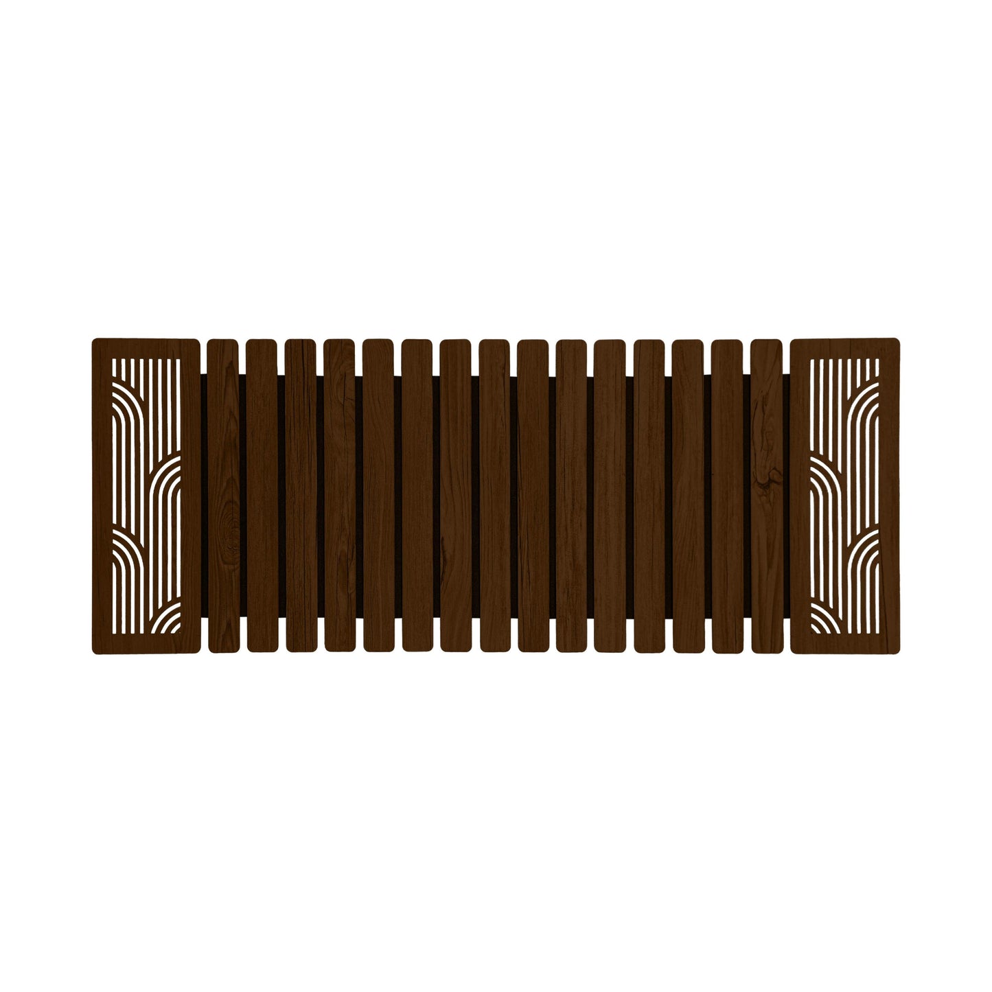 Enera Marc Khidki Wooden Chocolate Color (14x36 inch) Table Runner