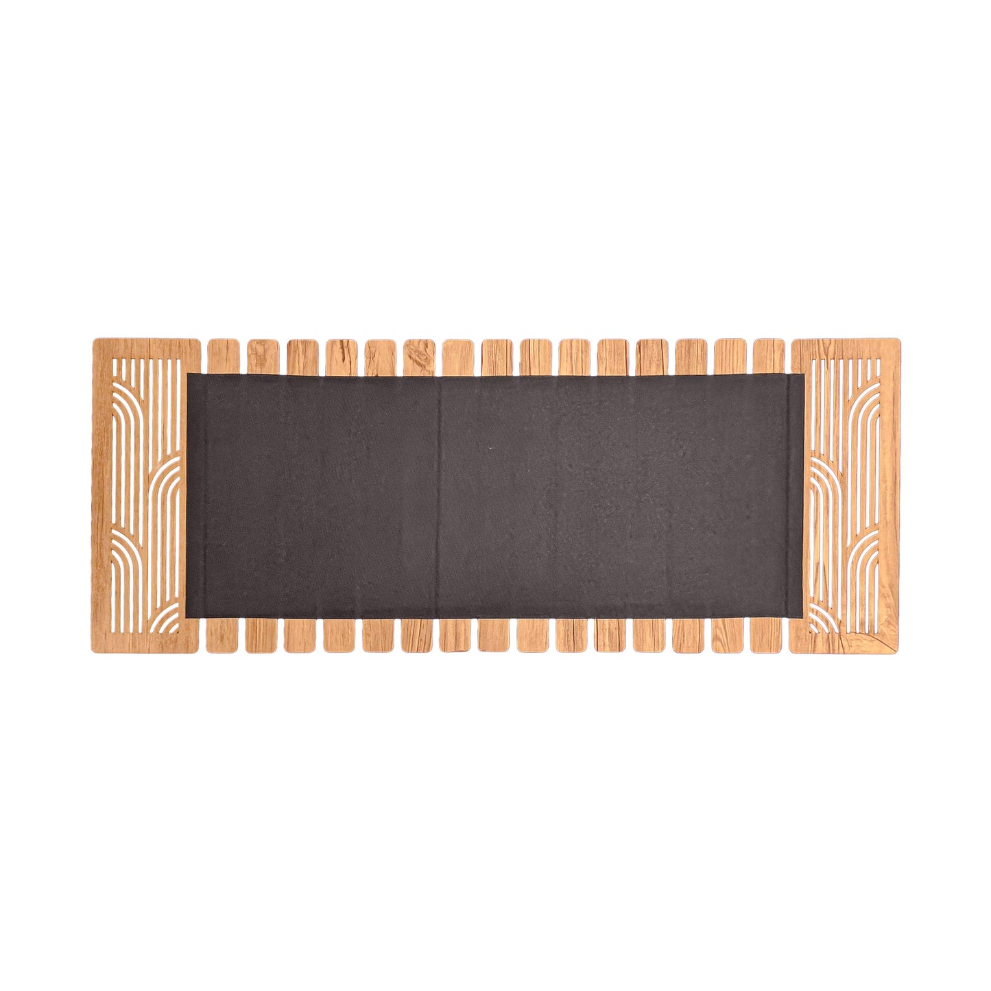 Enera Marc Khidki Wooden Caramel Color (14x36 inch) Table Runner