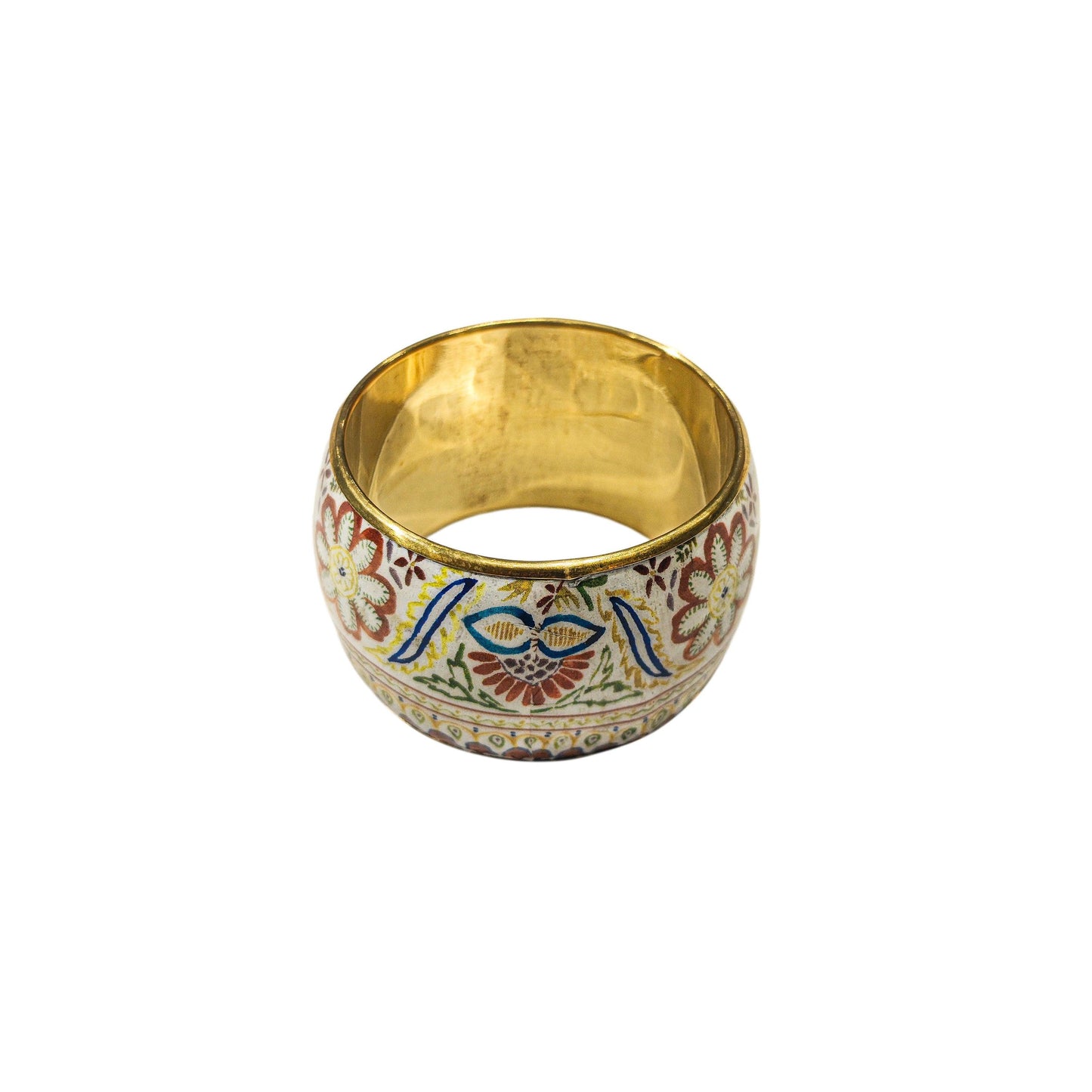 Enera Tribe Style Multi Color Round Napkin Ring (Pack of 6pcs)