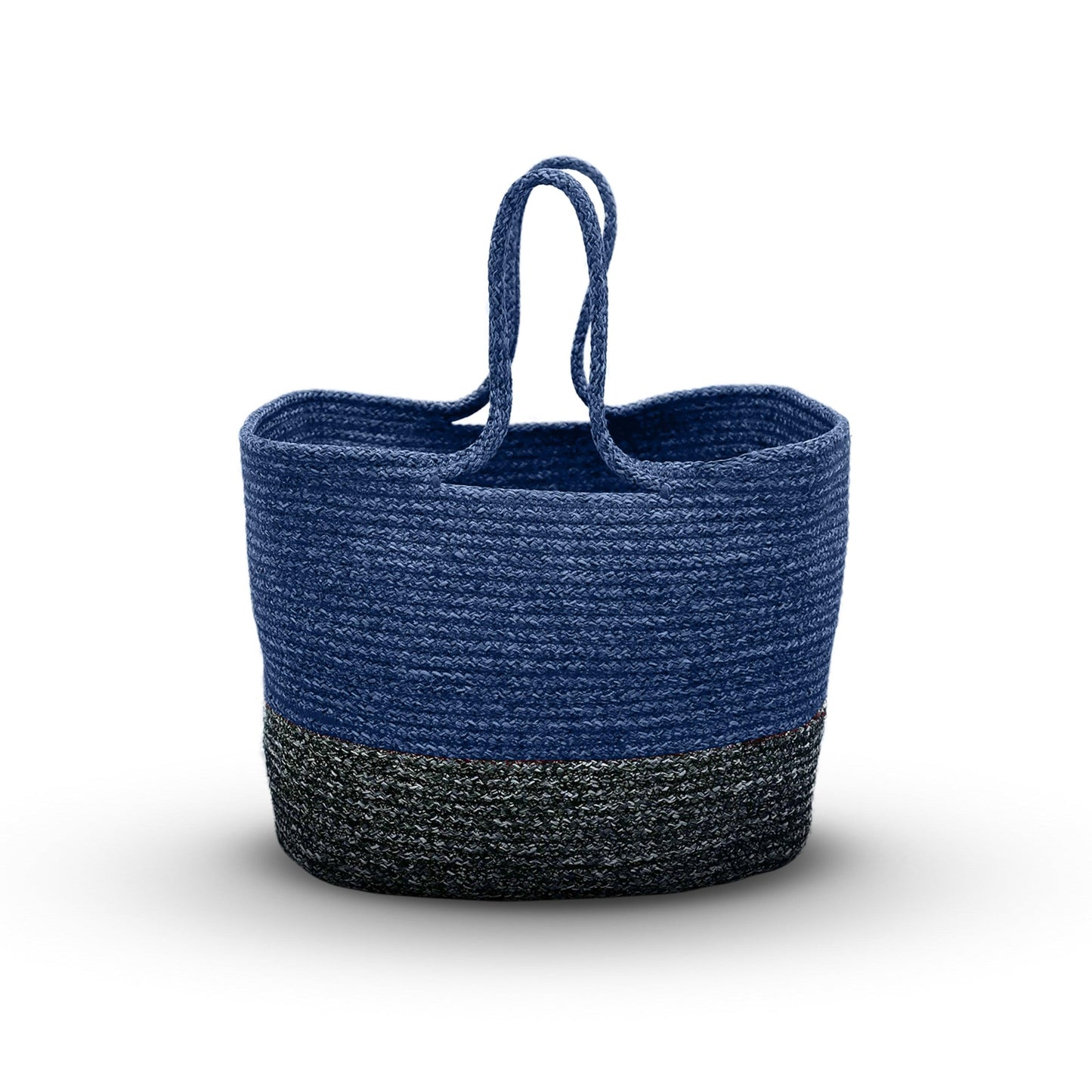 Saprose Ink Blue Color Rectangle Tiffin Basket - enera
