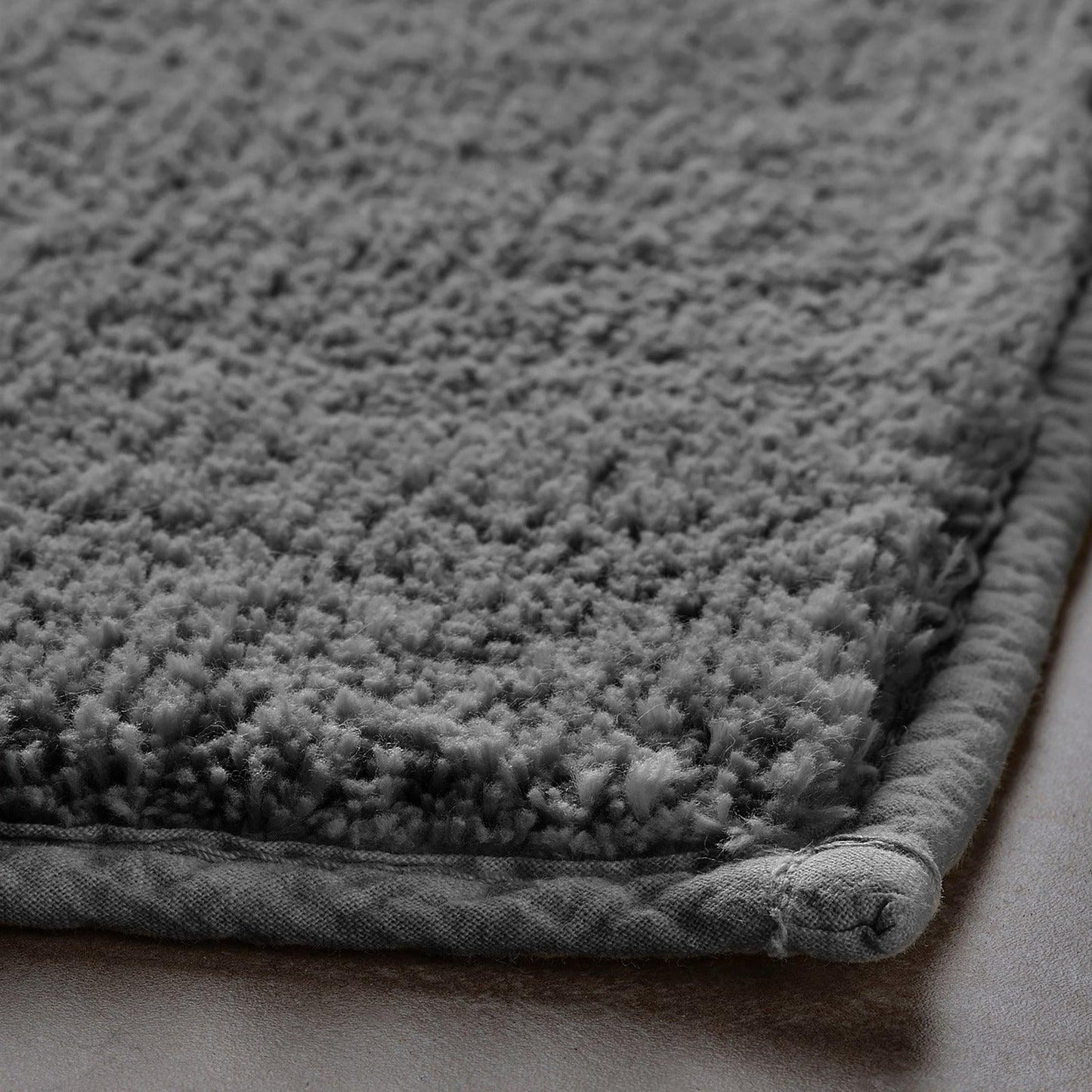 Enera Stello Collection Smoke Grey Color 33x48cm Mini Bath Mat - enera