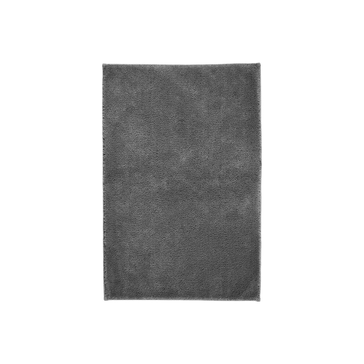 Enera Stello Collection Smoke Grey Color 33x48cm Mini Bath Mat - enera