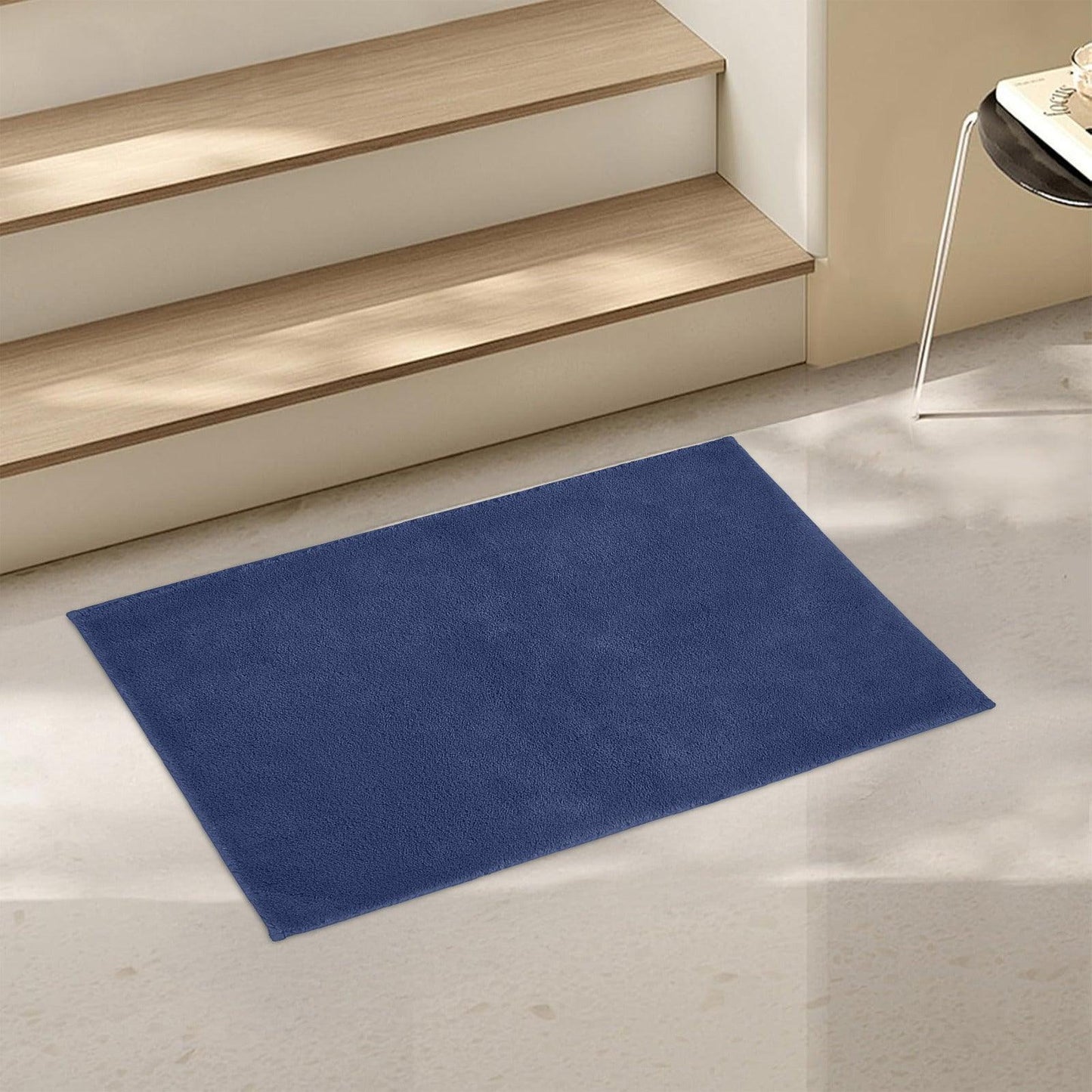 Enera Stello Collection Insignia Blue Color 33x48cm Mini Bath Mat - enera