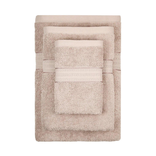 my Trident Bath Towel 4 Pcs Set 100% Cotton, Soft & Ultra Absorbent - enera