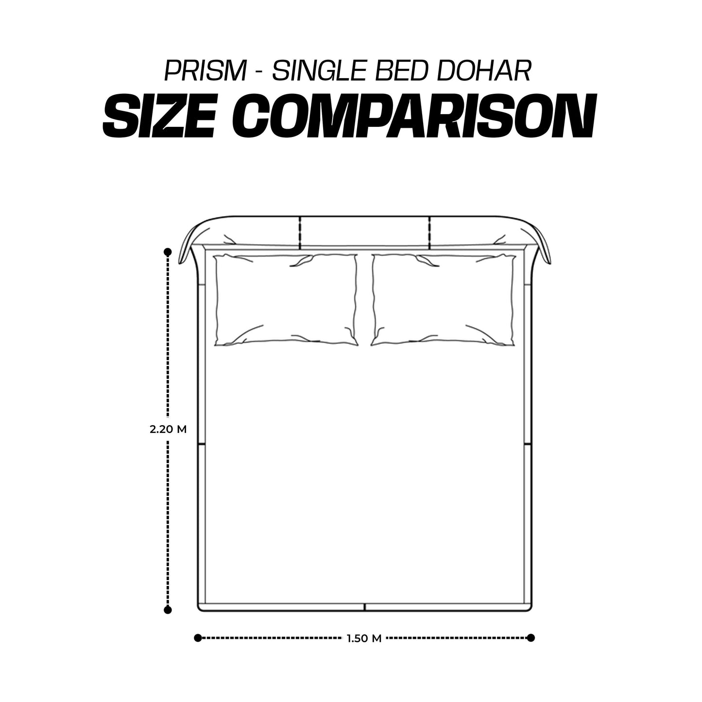 Enera Prism Collection Petal Light Green Color Printed Single Bed Dohar