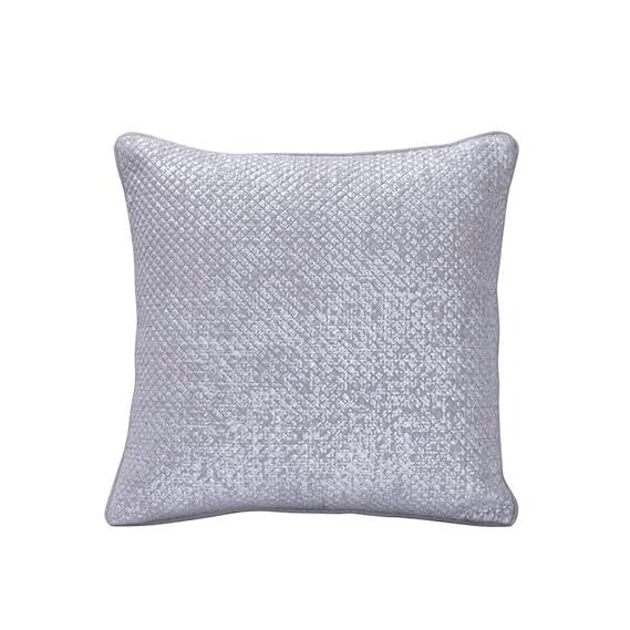 Maspar Vint Flow Silver Foil Printed Cushion Cover