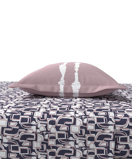 my Trident Printed King Bedsheet with 2 Pillow Covers 100% Pure Cotton - enera