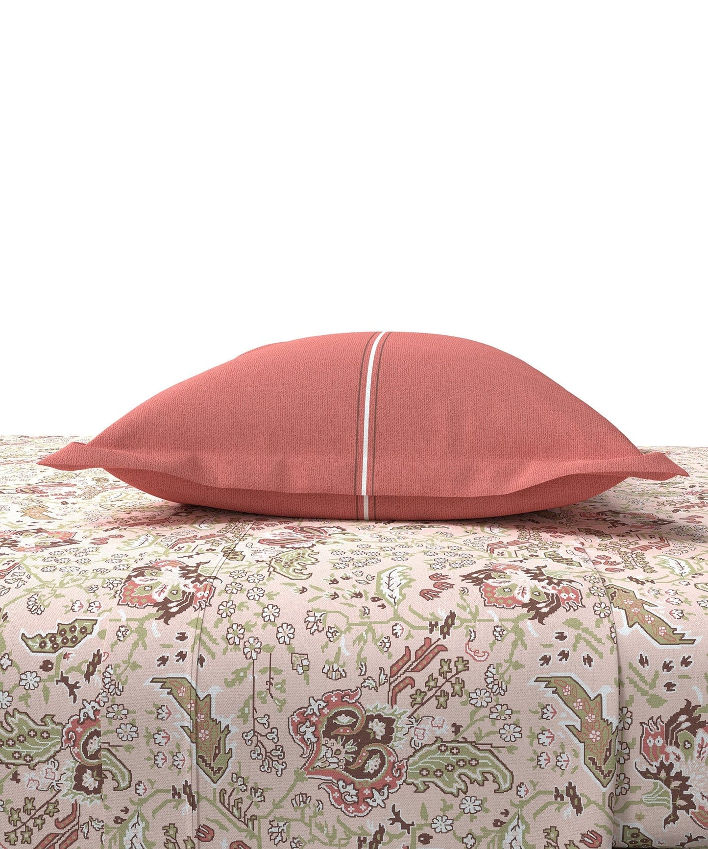 Enera Everyday Collection Peach Color King Size Bedsheet Set