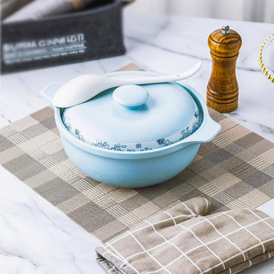 Woven Check Table Mat Cream 30cm x 45cm, ( Pack of 6 )