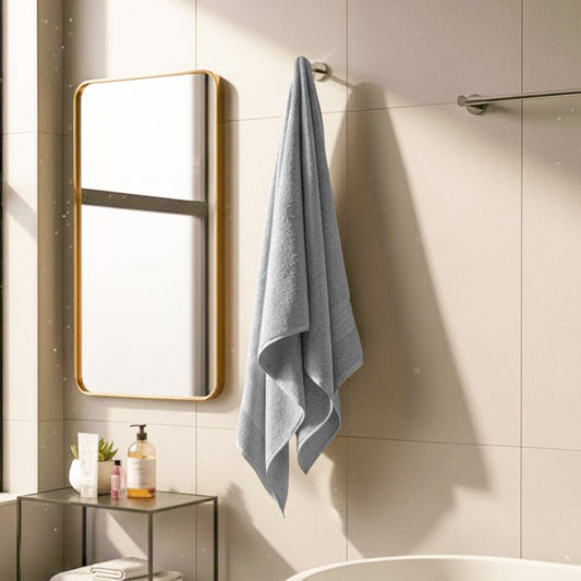 Zenva Bath Towel Bamboo Pearl Grey 70x150 cm, Soft & Ultra Absorbent