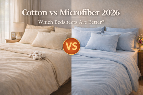 Cotton vs Microfiber Bedsheets: Complete Buying Guide (2026)