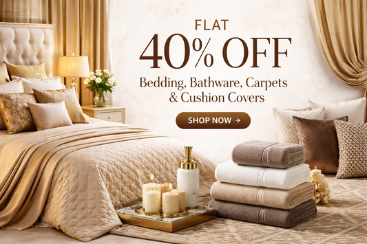 Flat 40% Off on Bedding Products – Upgrade Your Sleep in Style