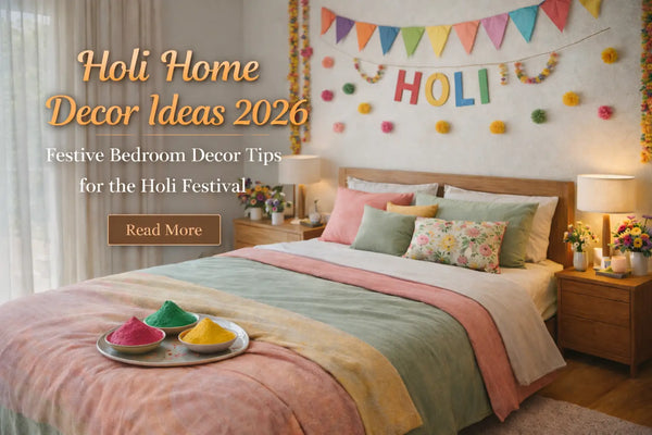 Holi Home Decor Ideas 2026: Refresh Your Bedroom with Festive Colors