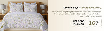 Plain King Size Bedsheet - enera