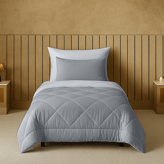 Cherish Quilted Reversible Single Bed Comforter for All Season