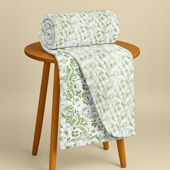 enera Printed Dohar 100% Pure Cotton, Summer Blanket for AC Rooms