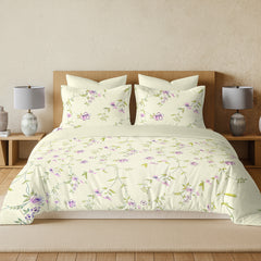 Enera Vaaree Printed King Bedsheet with 2 Pillow Covers Cotton - BUY 1 GET 1 - enera