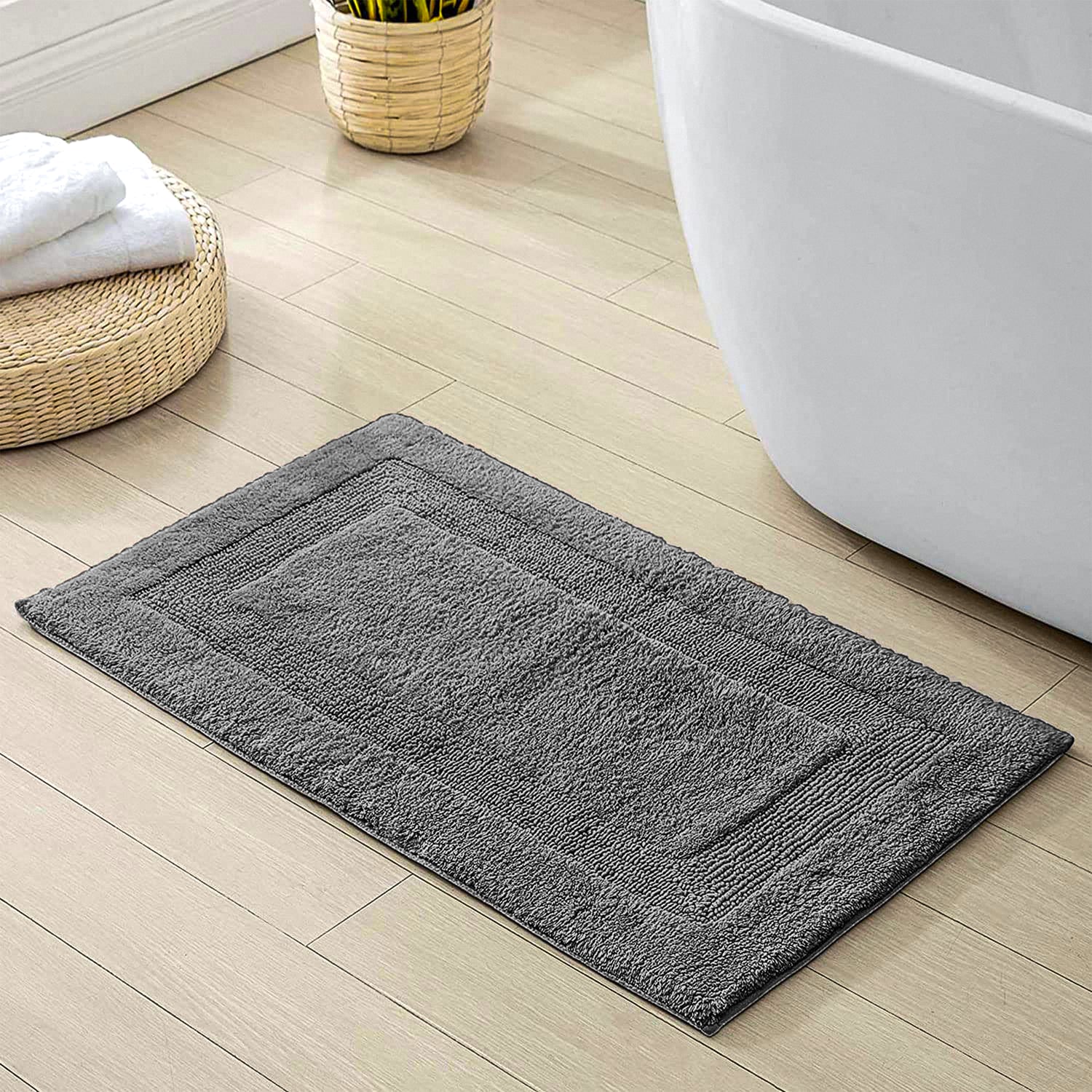 enera Small Bathmat 40x60 cm | Quick-Dry, Non-Slip & Highly Absorbent - enera