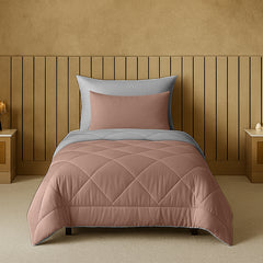 Cherish Quilted Reversible Single Bed Comforter for All Season