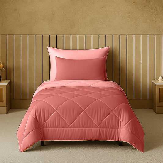 Cherish Quilted Reversible Single Bed Comforter for All Season