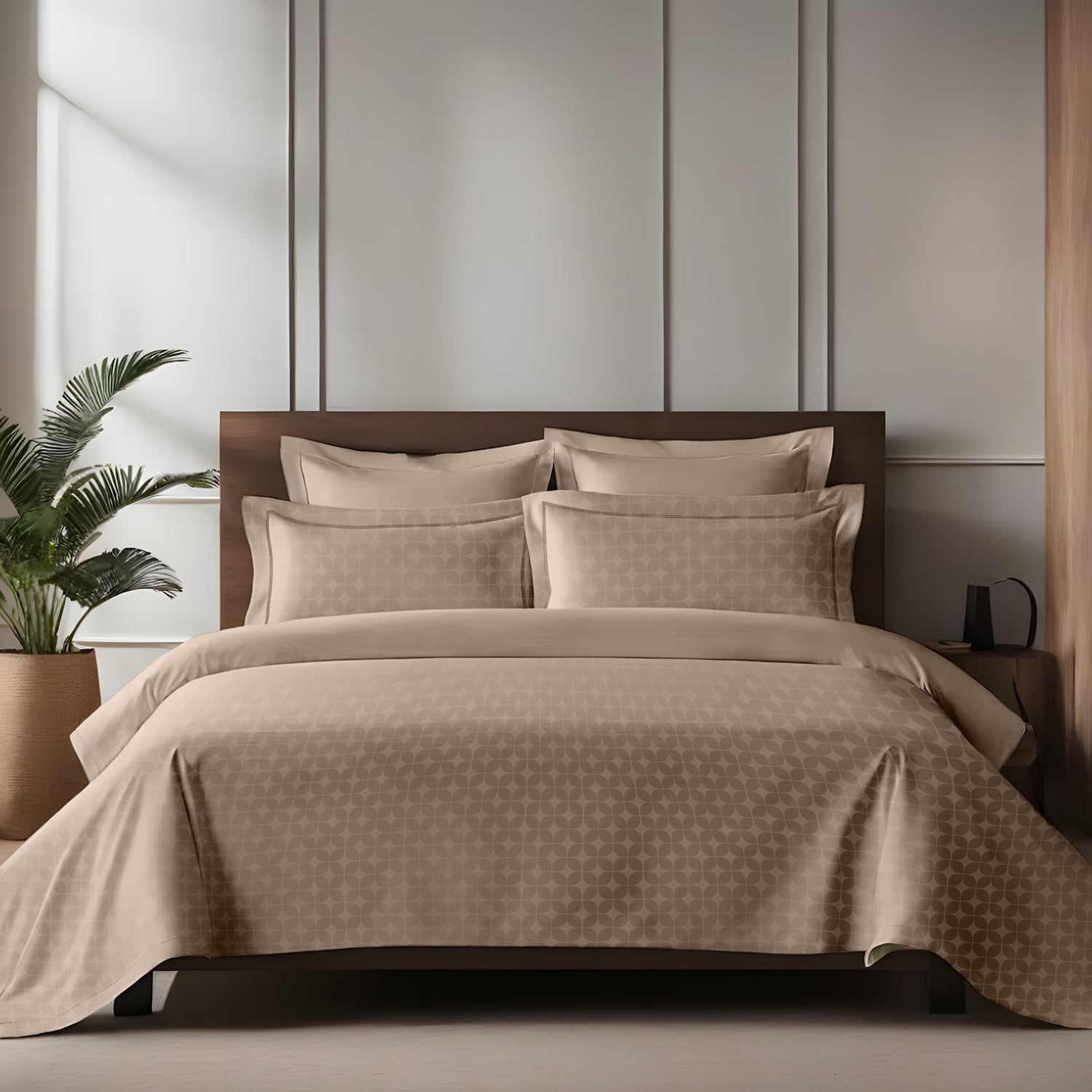 enera King Bedsheet with 2 Pillow Covers 100% Pure Cotton