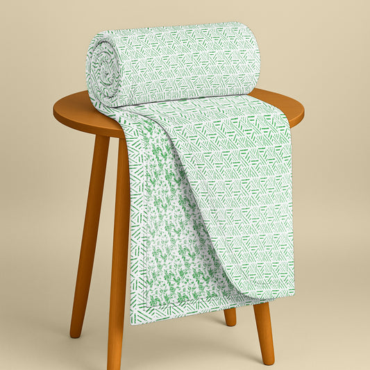enera Printed Dohar 100% Pure Cotton, Summer Blanket for AC Rooms