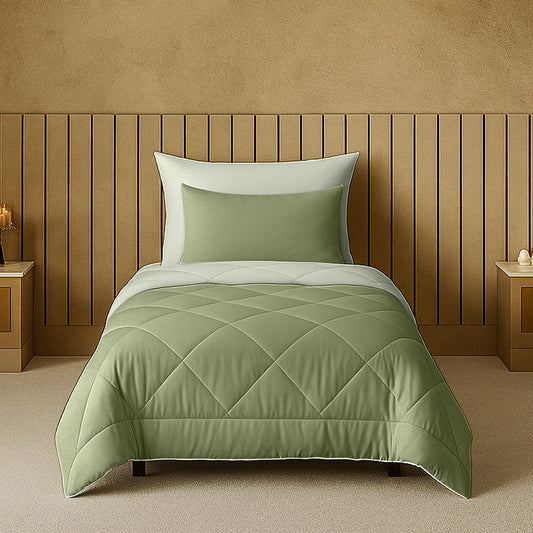 Cherish Quilted Reversible Single Bed Comforter for All Season