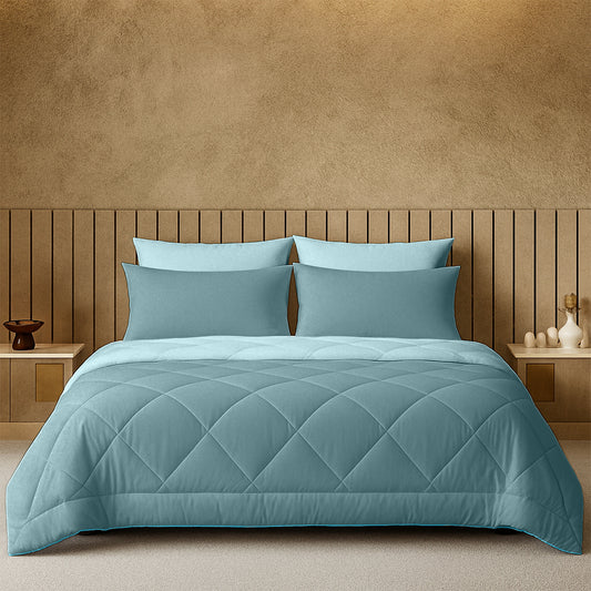 Cherish Quilted Reversible Double Bed Comforter for All Season