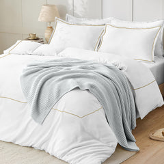 enera King Bedsheet with 2 Pillow Covers 100% Pure Cotton