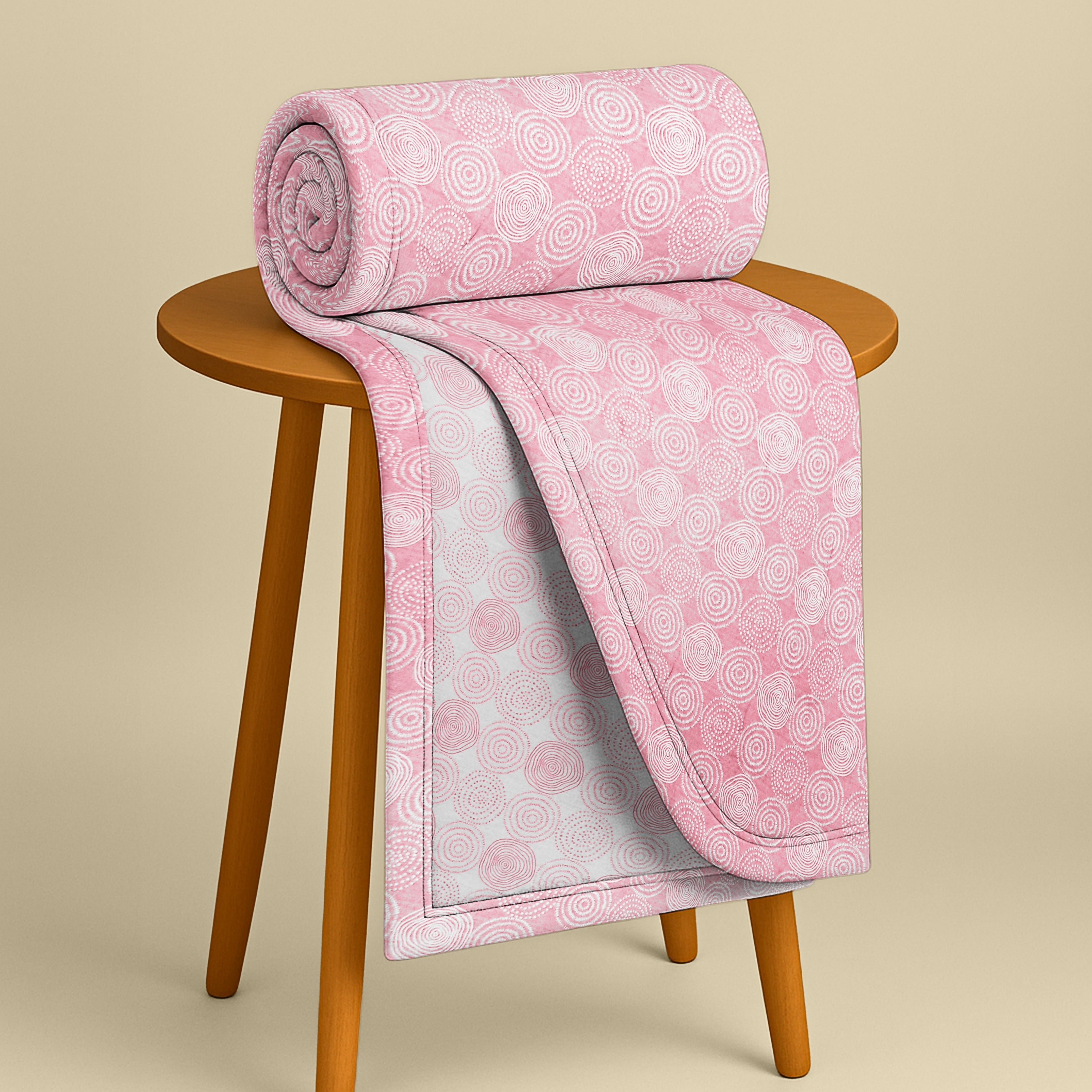 enera Printed Dohar 100% Pure Cotton, Summer Blanket for AC Rooms - Set of 2 - enera