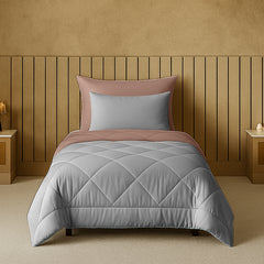 Cherish Quilted Reversible Single Bed Comforter for All Season