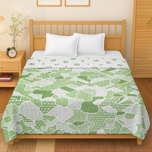 enera Printed Dohar 100% Pure Cotton, Summer Blanket for AC Rooms