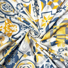 enera Printed King Bedsheet with 2 Pillow Covers 100% Pure Cotton