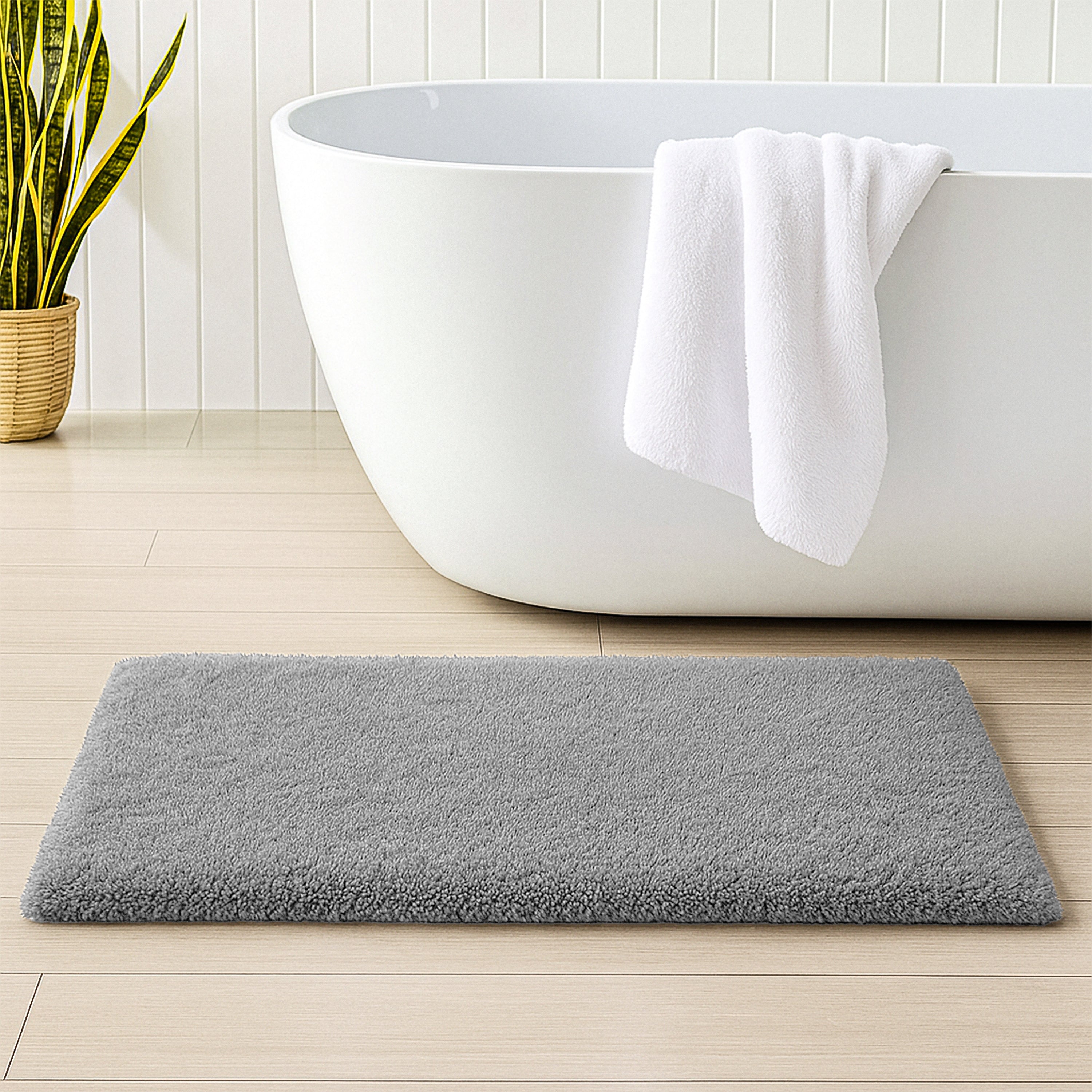 enera Small Bathmat 40x60 cm | Quick-Dry, Non-Slip & Highly Absorbent - enera