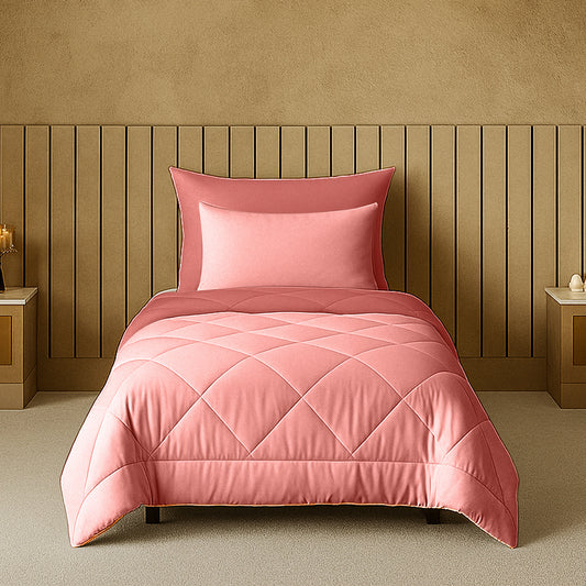 Cherish Quilted Reversible Single Bed Comforter for All Season