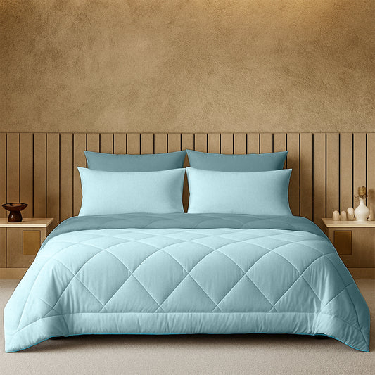 Cherish Quilted Reversible Double Bed Comforter for All Season