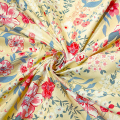 enera Printed King Bedsheet with 2 Pillow Covers 100% Pure Cotton