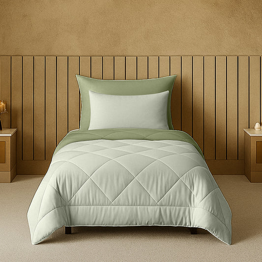 Cherish Quilted Reversible Single Bed Comforter for All Season