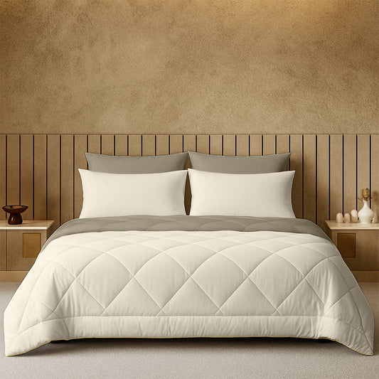 Cherish Quilted Reversible Double Bed Comforter for All Season