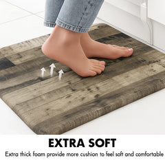 enera Kitchen Mat Cushioned Anti Fatigue Waterproof Floor Mat