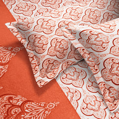enera Printed King Bedsheet with 2 Pillow Covers 100% Pure Cotton
